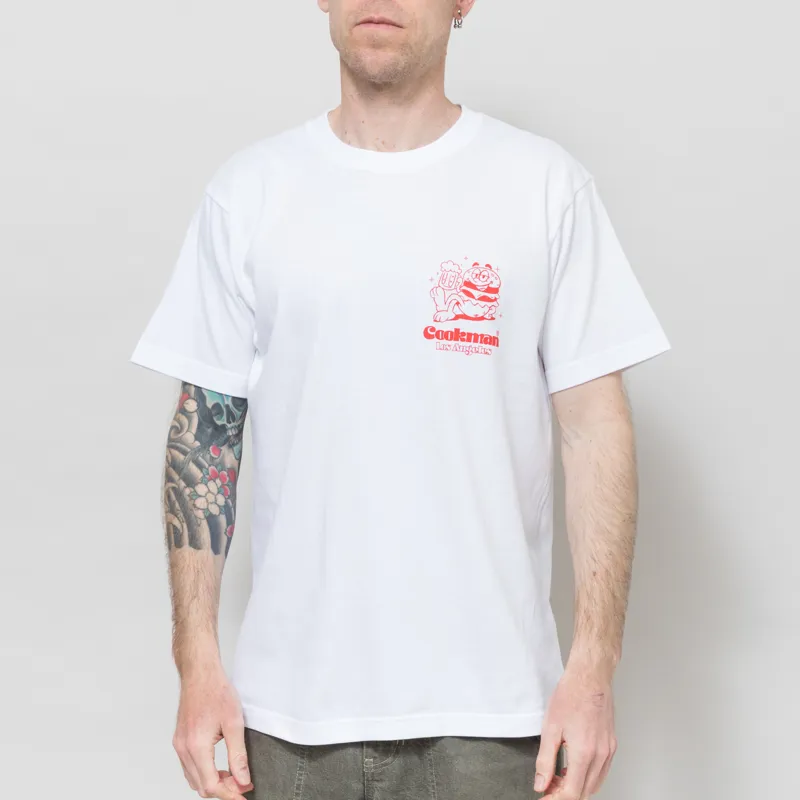 Cookman Cheers Burger T Shirt White-2