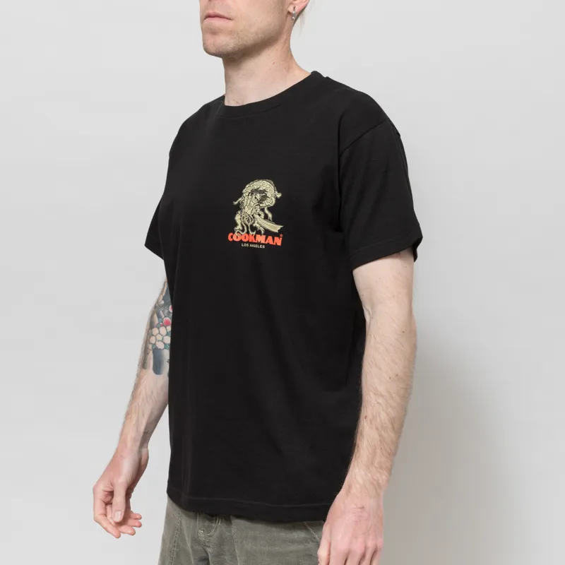 Cookman Rising T Shirt Black-1
