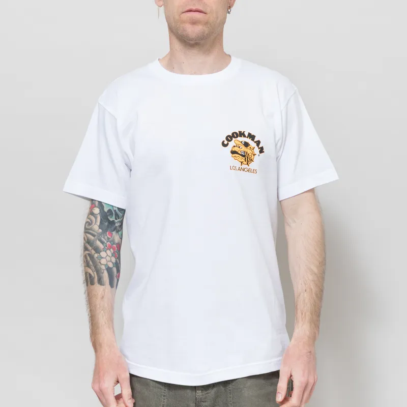 Cookman Burger Dog T Shirt White-2