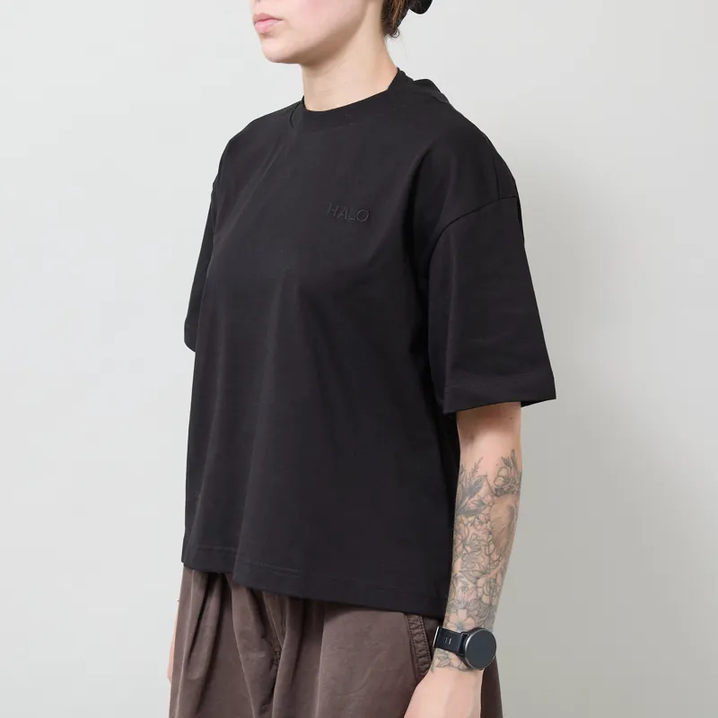 Halo Womens Logo T Shirt Black-1