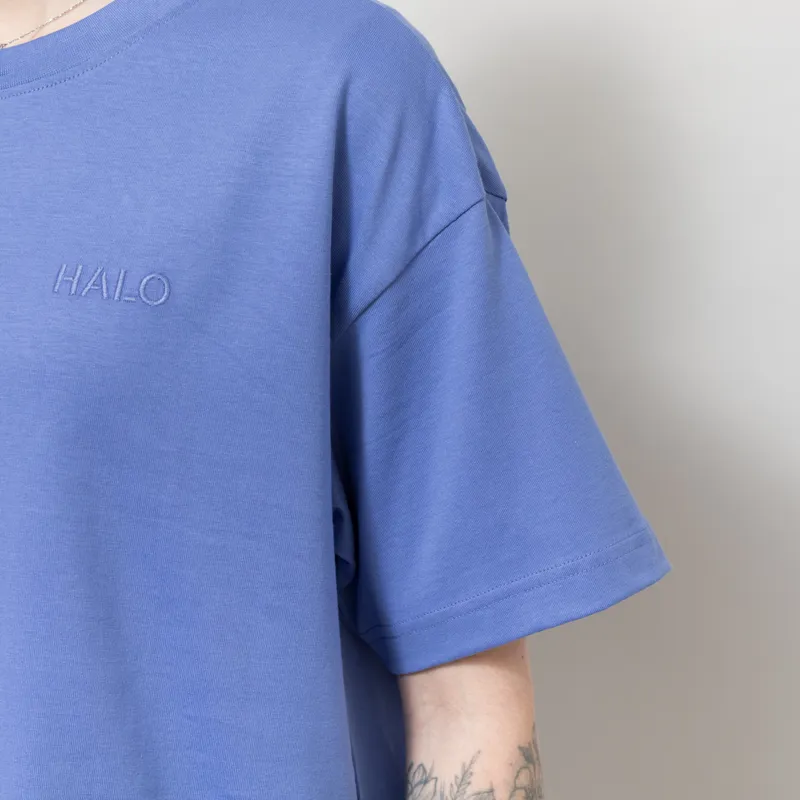 Halo Womens Logo T Shirt Baja Blue-3