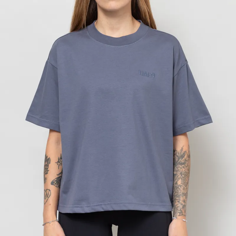 Halo Womens Logo T Shirt Light Blue