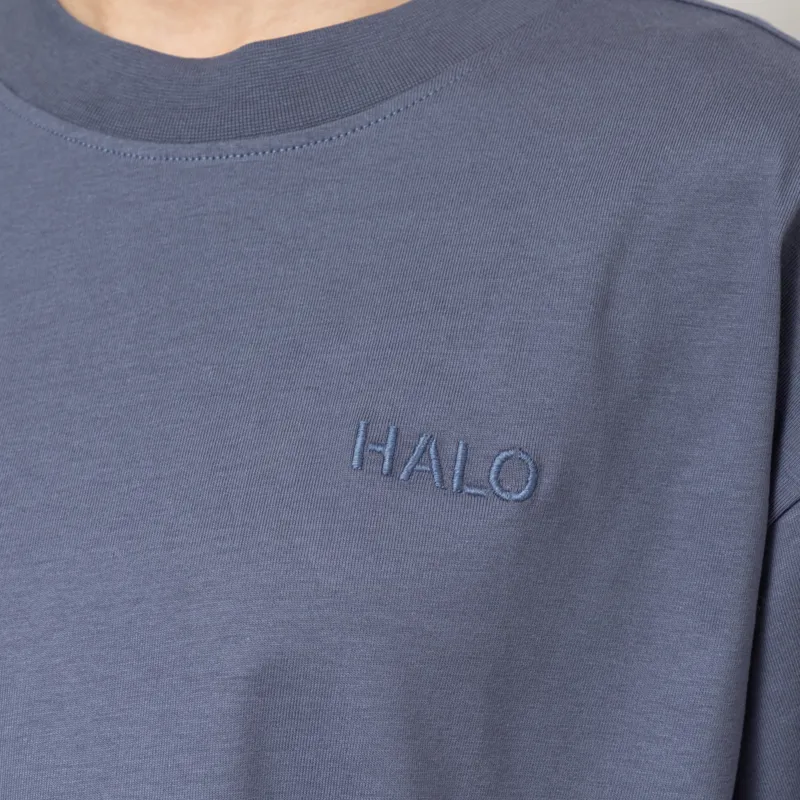 Halo Womens Logo T Shirt Light Blue-7