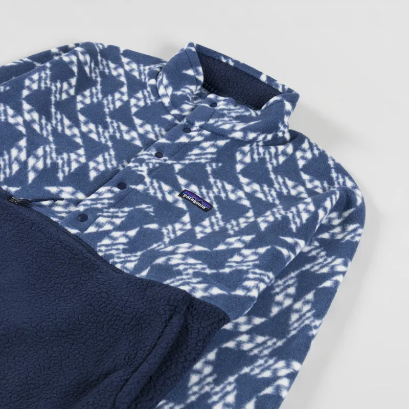 Patagonia Retro Pile Half Snap Fleece Pullover New Navy-2