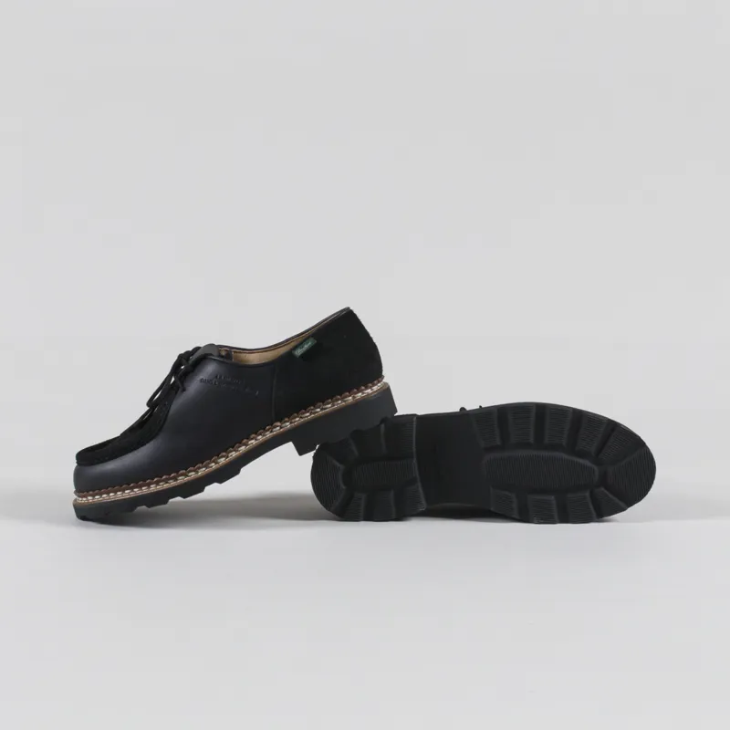Universal Works x Paraboot Michael Shoes Black Leather Suede-3