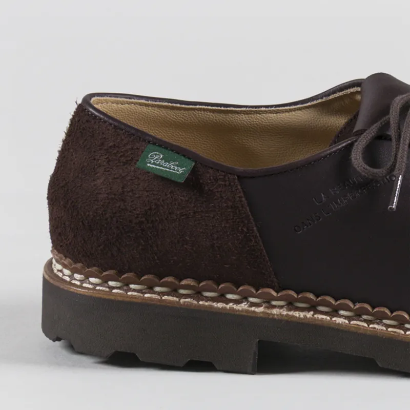 Universal Works x Paraboot Michael Shoes Coffee Leather Suede-4