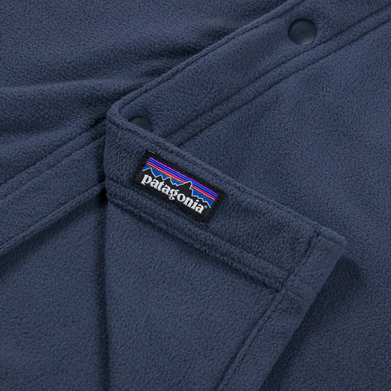 Patagonia Micro D Fleece Shirt Smolder Blue-7