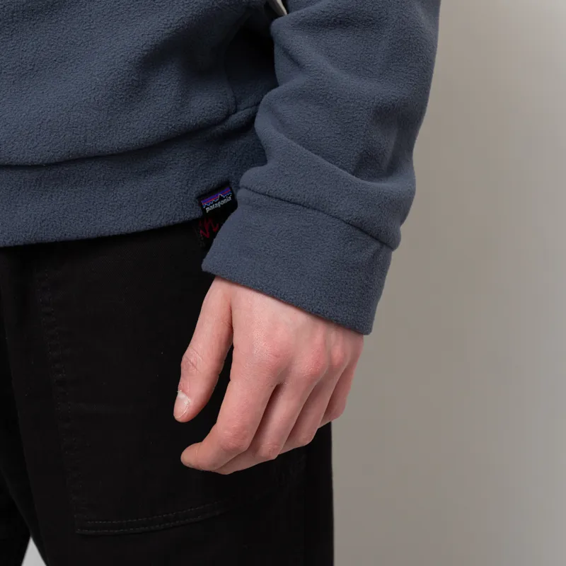 Patagonia Micro D Fleece Crewneck Smolder Blue-7