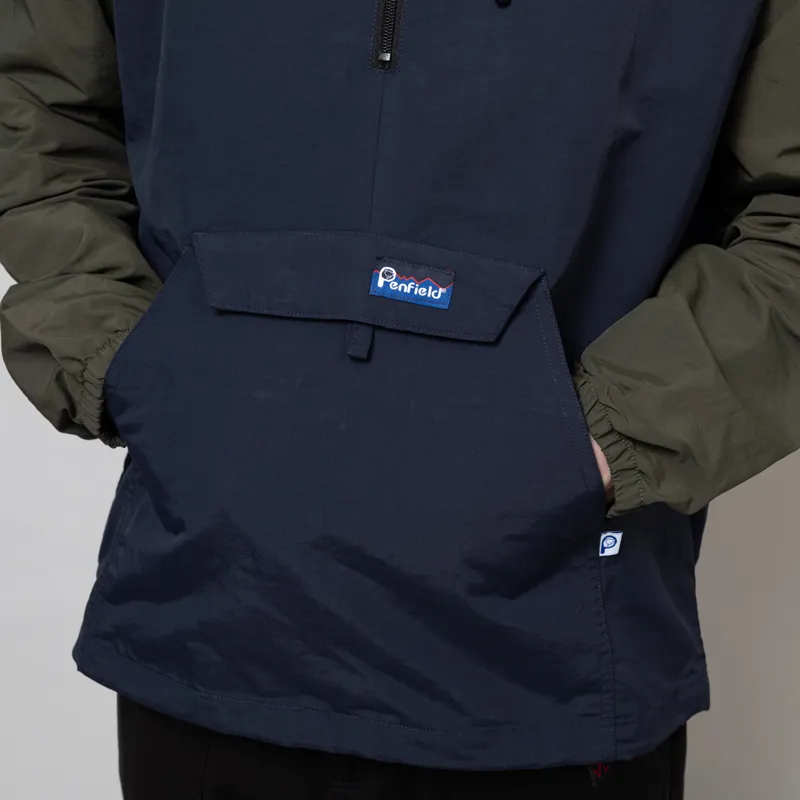 Penfield Pac Jac Windbreaker Jacket Navy Blazer-7