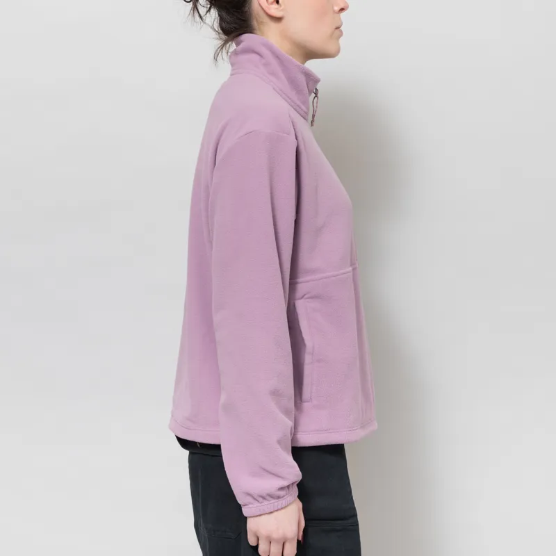 Patagonia Womens Micro D Half Zip Fleece Pullover Light Violet-3
