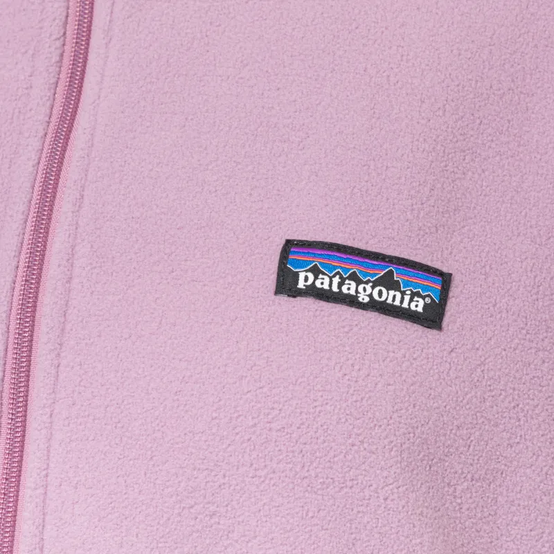 Patagonia Womens Micro D Half Zip Fleece Pullover Light Violet-5