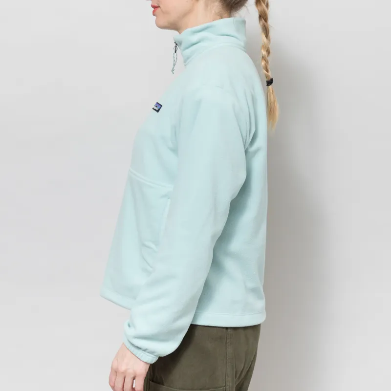 Patagonia Womens Micro D Half Zip Fleece Pullover Thin Ice-2