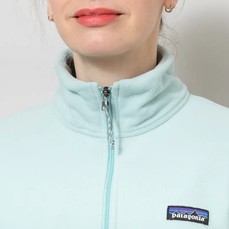 Patagonia Womens Micro D Half Zip Fleece Pullover Thin Ice-5