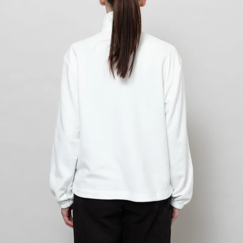 Patagonia Womens Micro D Half Zip Fleece Pullover Birch White-3