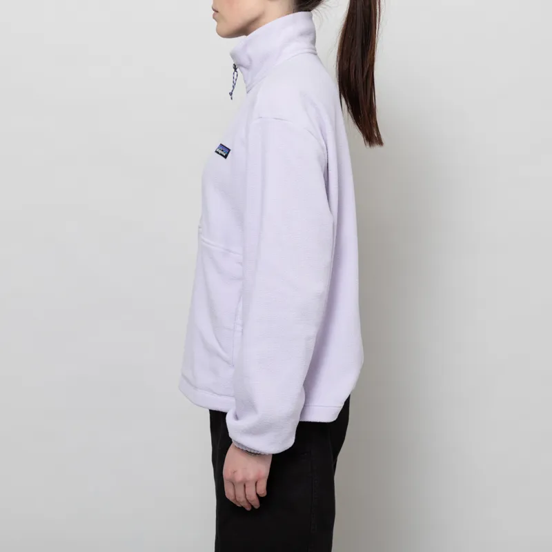 Patagonia Womens Micro D Half Zip Fleece Pullover Foxglove Purple-2
