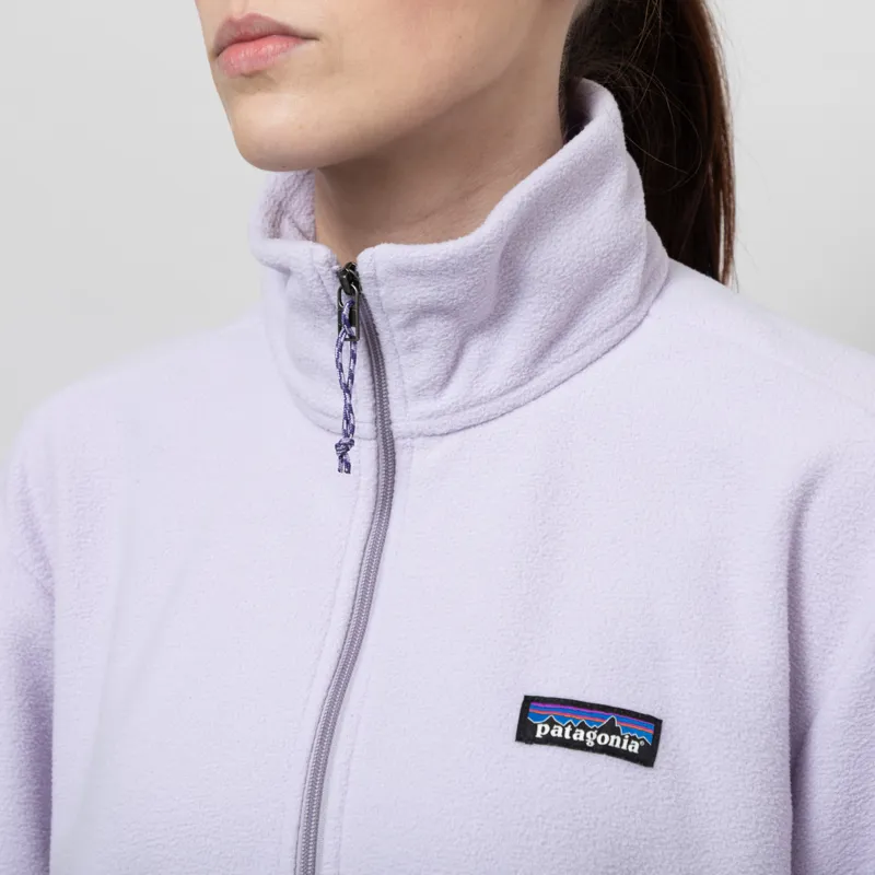 Patagonia Womens Micro D Half Zip Fleece Pullover Foxglove Purple-5