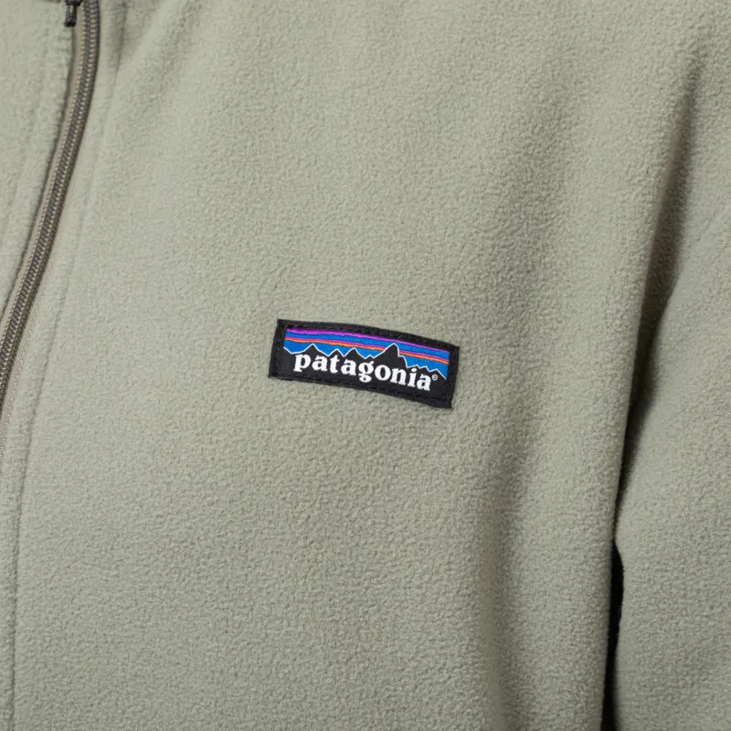 Patagonia Womens Micro D Half Zip Fleece Pullover River Rock Green-6