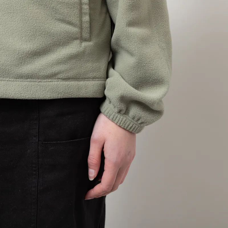 Patagonia Womens Micro D Half Zip Fleece Pullover River Rock Green-9