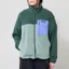 Patagonia Womens Micro D Patch Pocket Fleece Jacket Cover Green