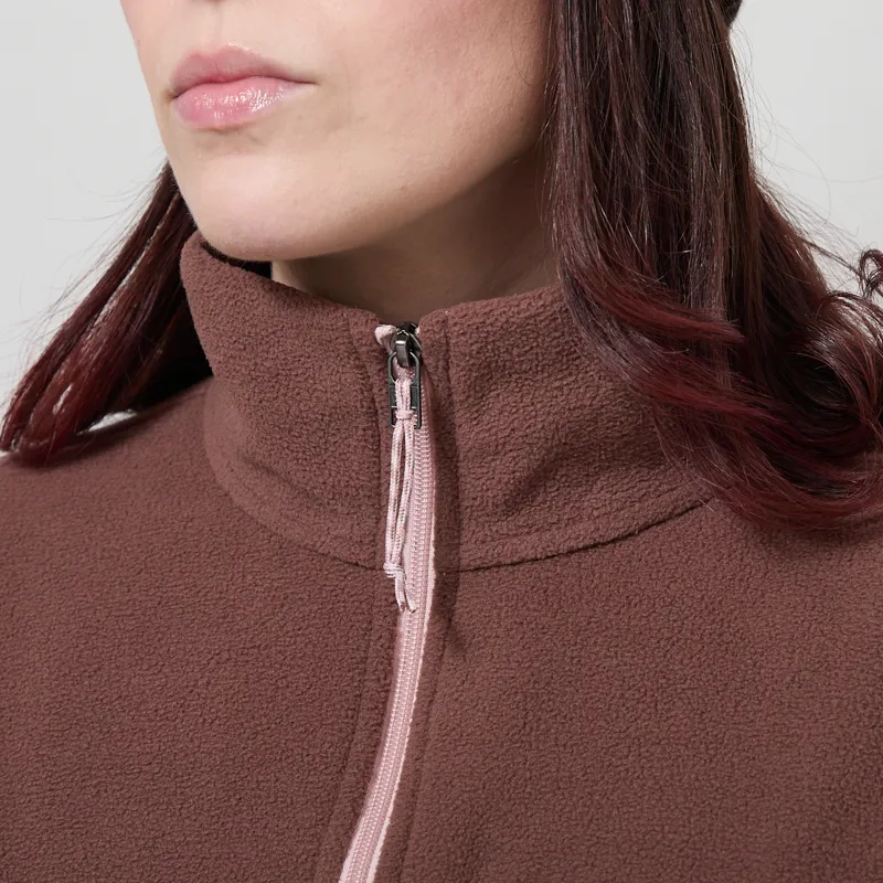 Patagonia Womens Micro D Patch Pocket Fleece Jacket Fuzzy Mauve-3
