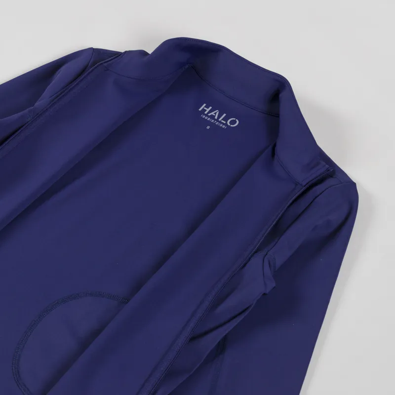 Halo Womens Training Zip Shirt Purple-4