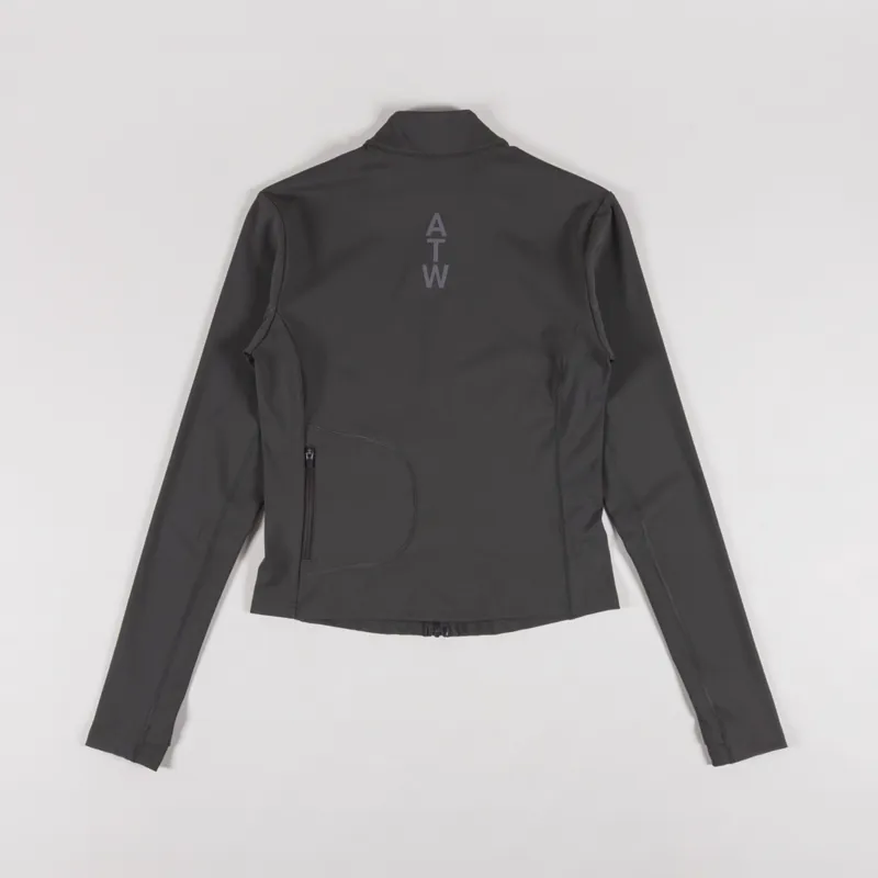 Halo Womens Training Zip Shirt Grey-2