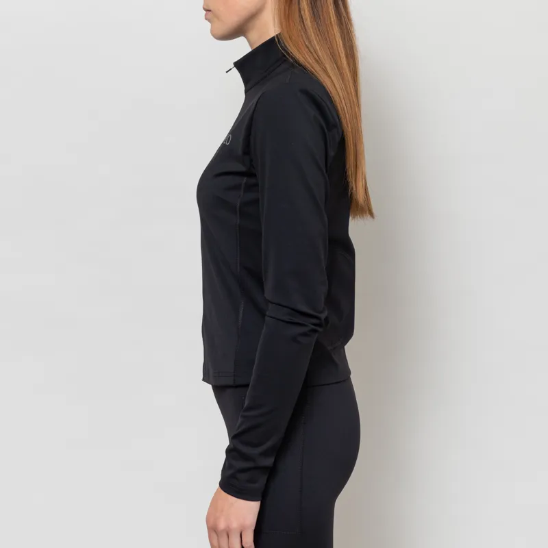 Halo Womens Training Zip Shirt Black-3