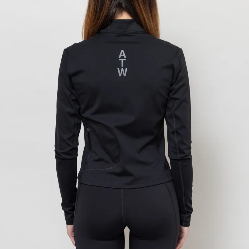 Halo Womens Training Zip Shirt Black-4