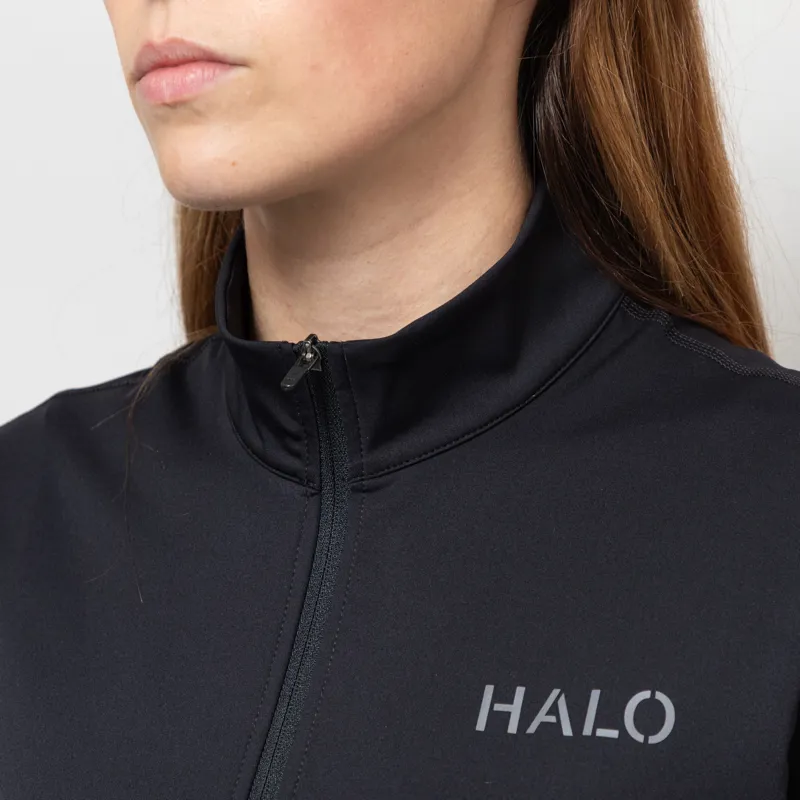 Halo Womens Training Zip Shirt Black-6