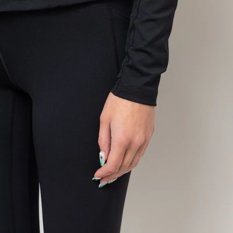 Halo Womens Training Zip Shirt Black-10