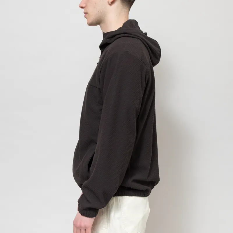 Patagonia Textured Fleece Hoody Black-2