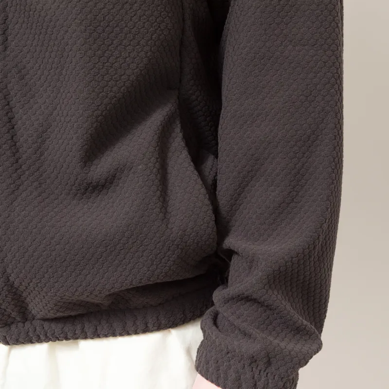 Patagonia Textured Fleece Hoody Black-8