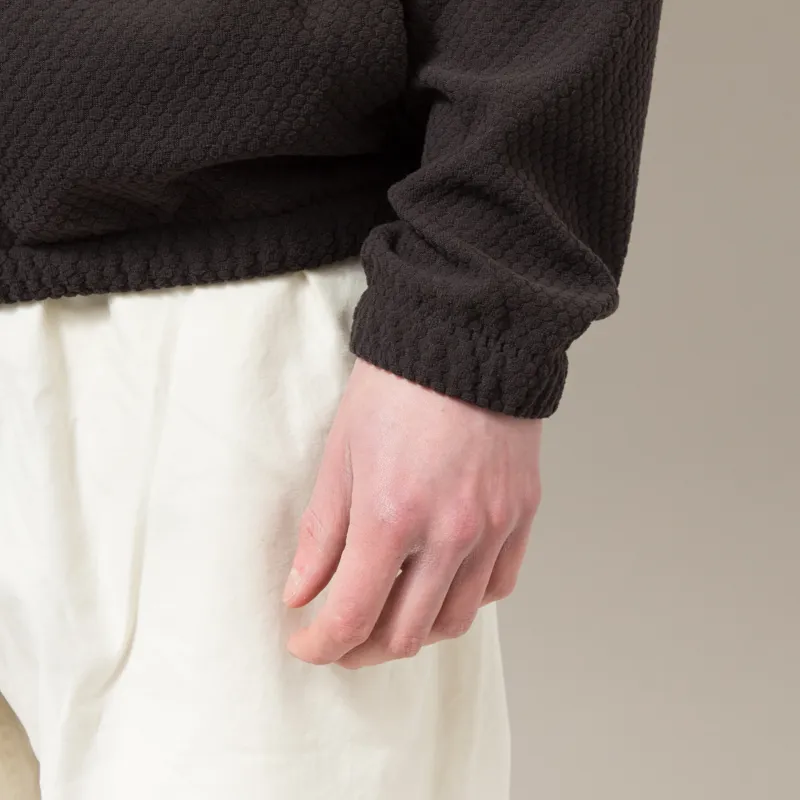 Patagonia Textured Fleece Hoody Black-7