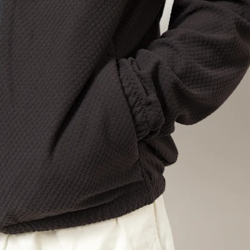 Patagonia Textured Fleece Hoody Black-9