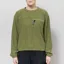 Patagonia Womens Textured Fleece Crewneck Caper Green