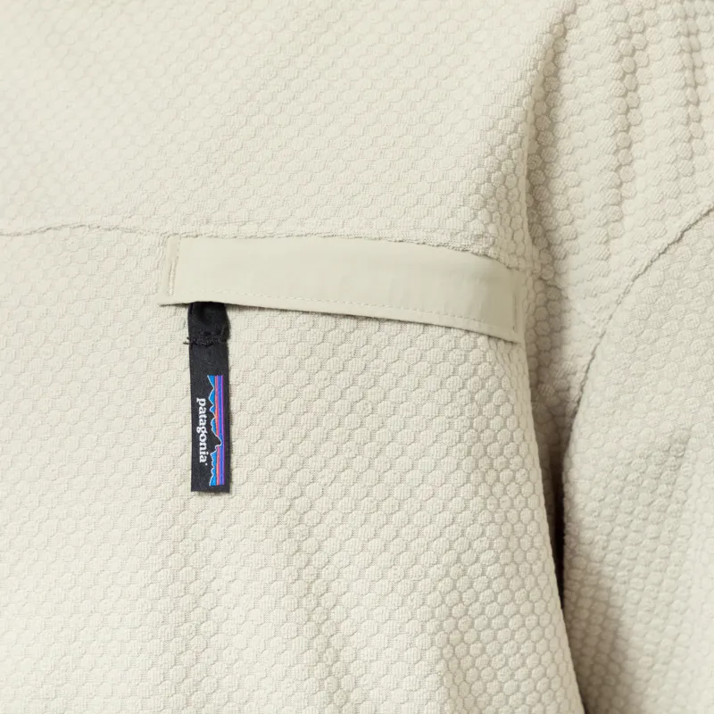 Patagonia Womens Textured Fleece Crewneck Weathered Stone-6