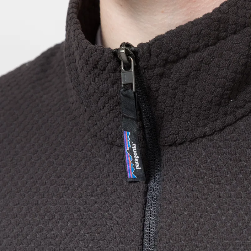 Patagonia Textured Fleece Vest Black-4
