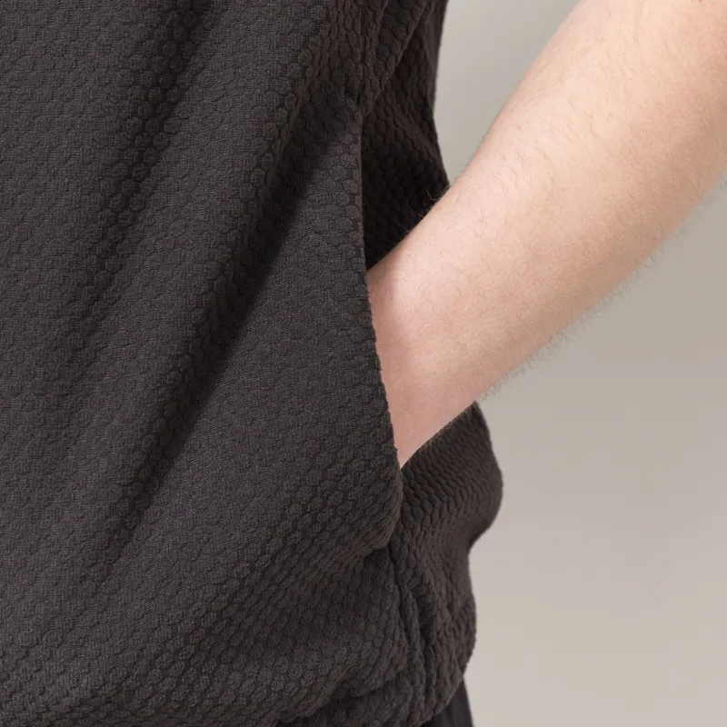 Patagonia Textured Fleece Vest Black-6