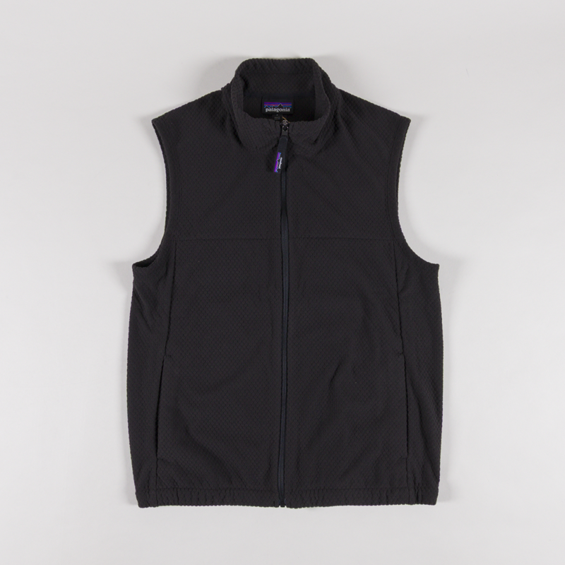 Patagonia Textured Fleece Vest Black