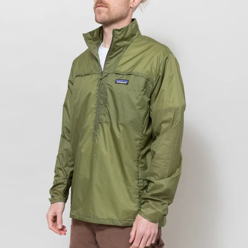 Patagonia Houdini Stash Half Zip Pullover Caper Green-1