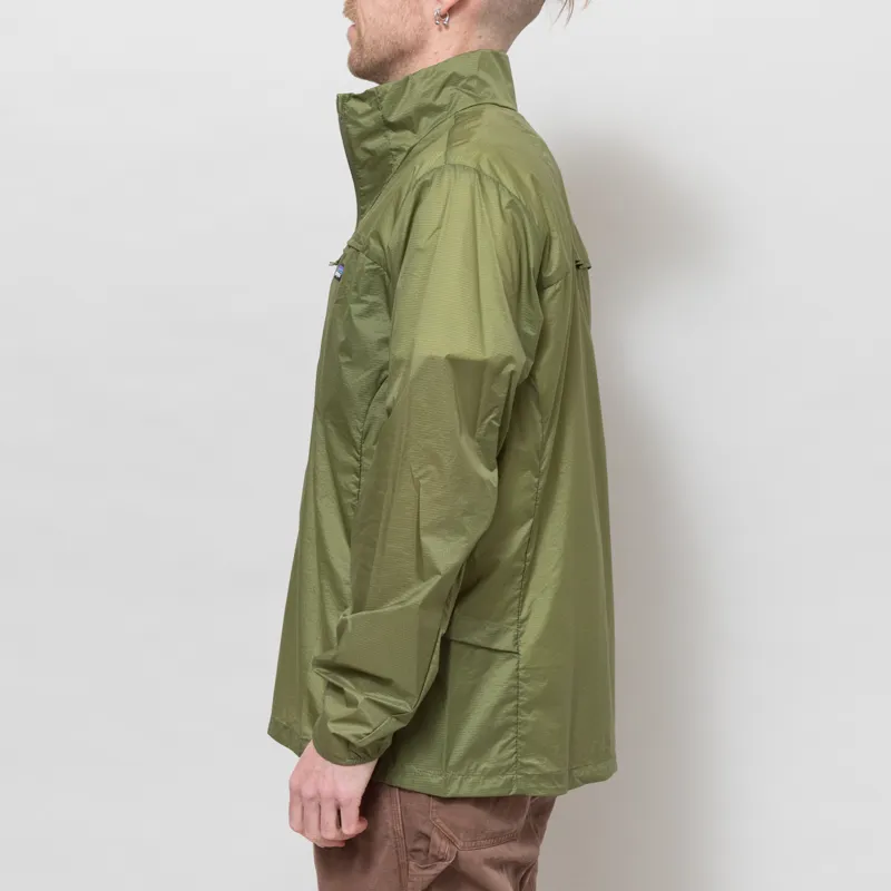 Patagonia Houdini Stash Half Zip Pullover Caper Green-2