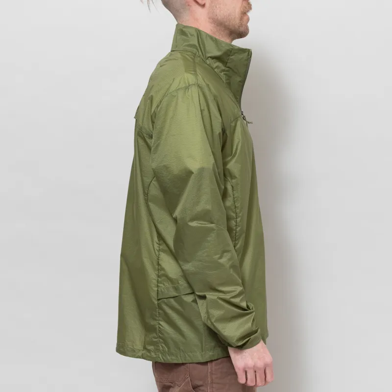 Patagonia Houdini Stash Half Zip Pullover Caper Green-4