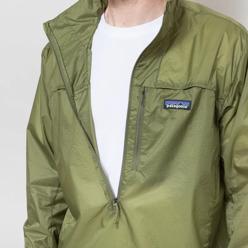 Patagonia Houdini Stash Half Zip Pullover Caper Green-5