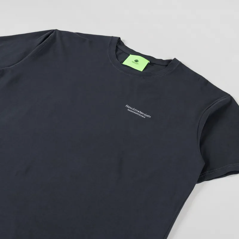 New Amsterdam Surf Association Name T Shirt Black-1