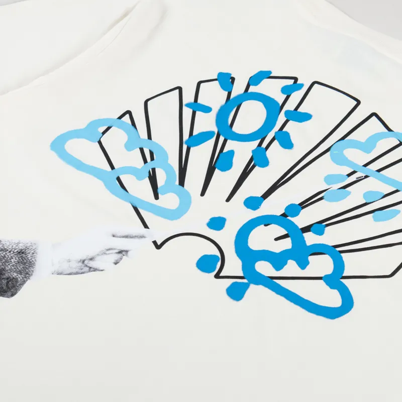 New Amsterdam Surf Association Forecast T Shirt Egret-5