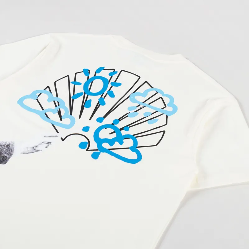 New Amsterdam Surf Association Forecast T Shirt Egret-4