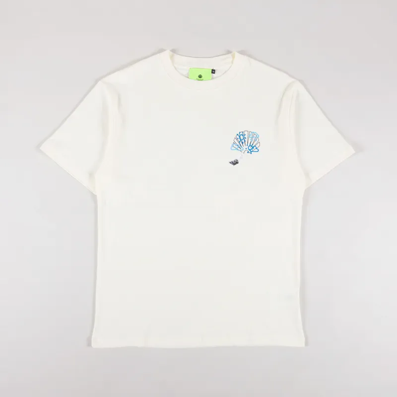 New Amsterdam Surf Association Forecast T Shirt Egret-1