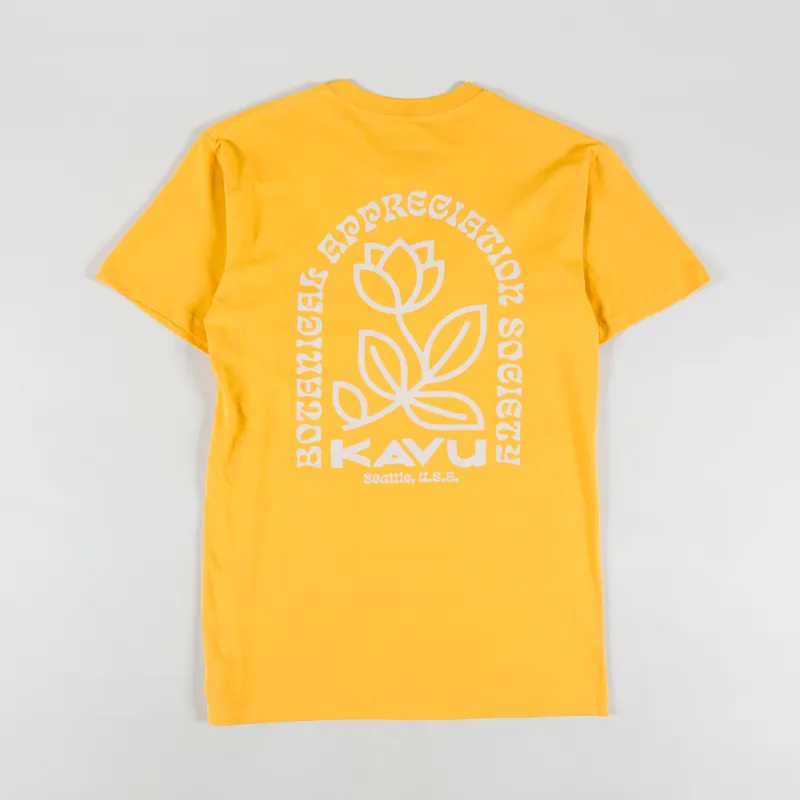 Kavu Botanical Society T Shirt Amber Gold