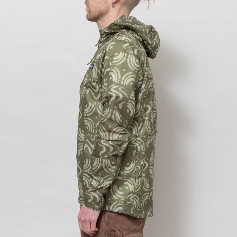 Patagonia Houdini Jacket Sand Waves Caper Green-2