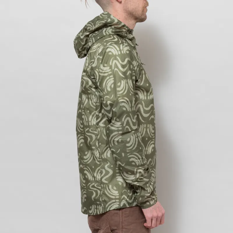 Patagonia Houdini Jacket Sand Waves Caper Green-4